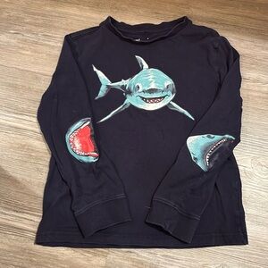🌸Shark Print Long Sleeve Tee - rumi&ryder